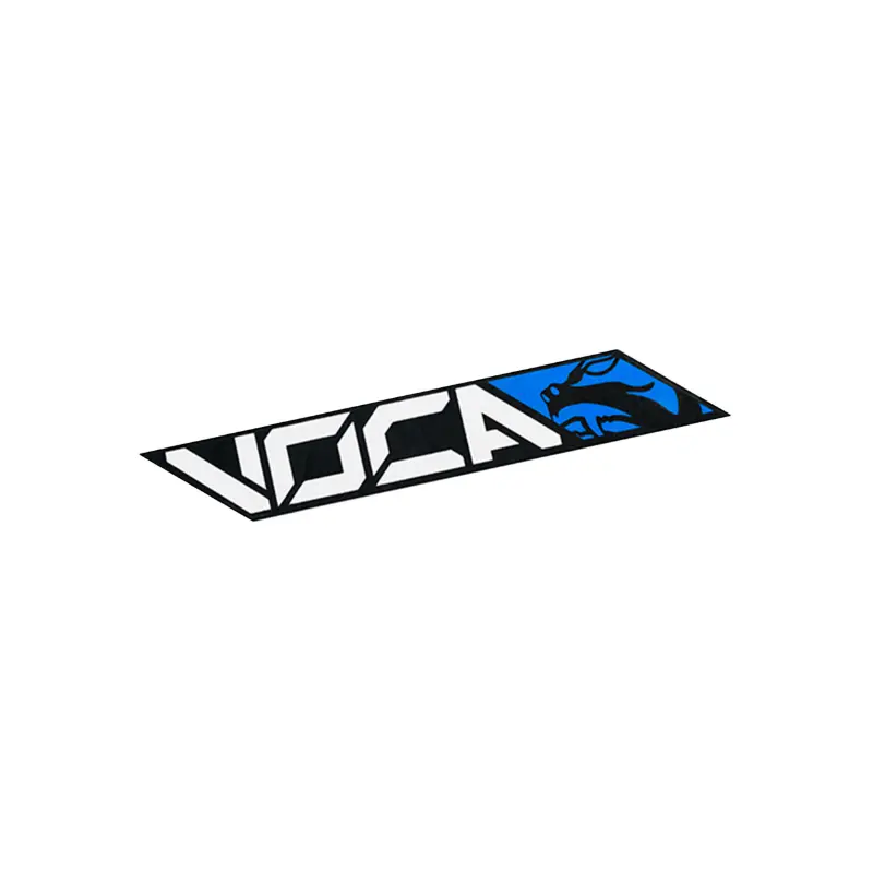 ملصق Voca Racing مقاس 110x20 مم أزرق