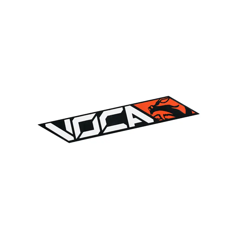 Decal Voca Racing 110x20 mm màu cam