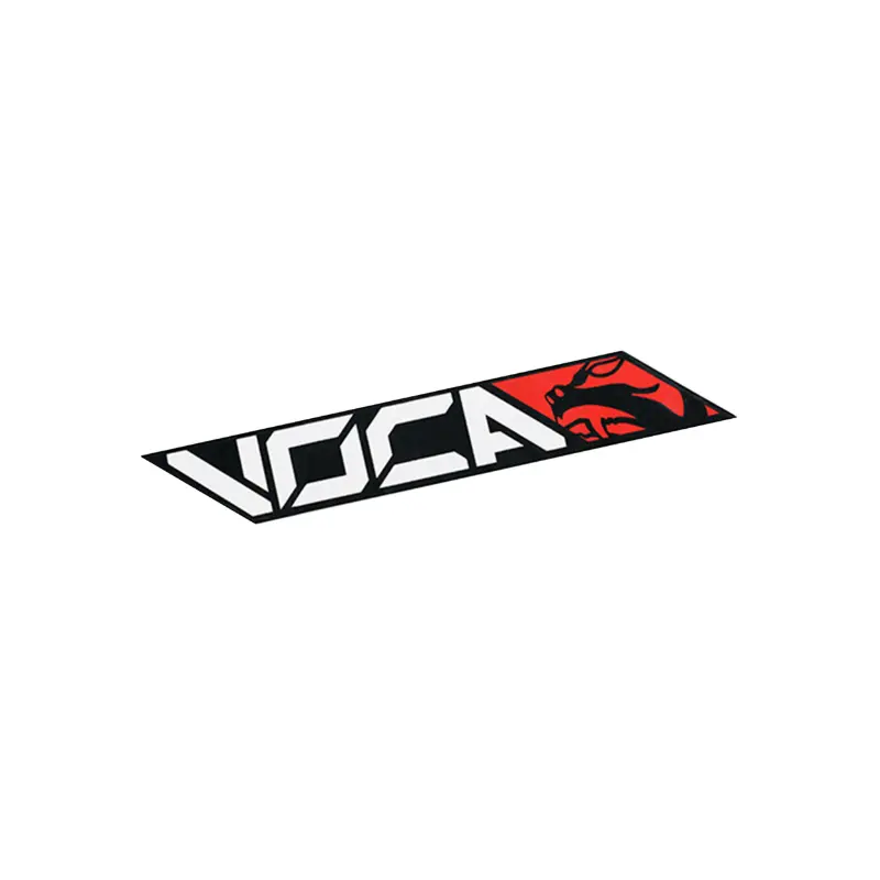 Aufkleber Voca Racing 110x20 mm rot