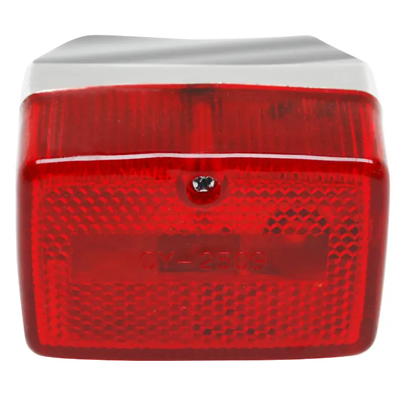 Feu arrière cyclo Replay RC rouge-chrome Peugeot 103 - MBK 51
