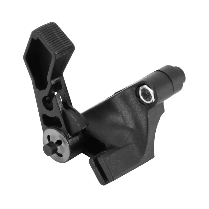 Manual choke control Domino black handlebar mount — view 2