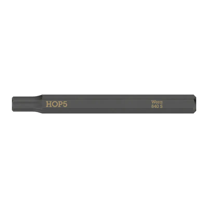 Embout tournevis à frapper Wera 840 S 6 pans-allen 5 MM longueur 70 MM