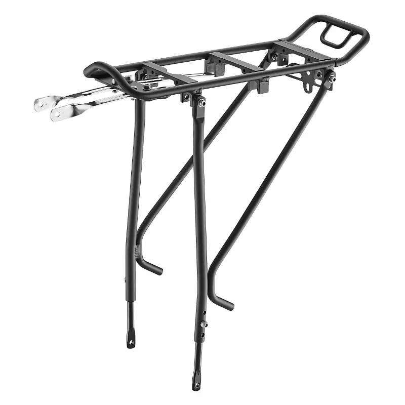 Fahrrad-Gepäckträger hinten Ibera Touring Alu schwarz verstellbar 26"-29" V-Brake/Scheibenbremse