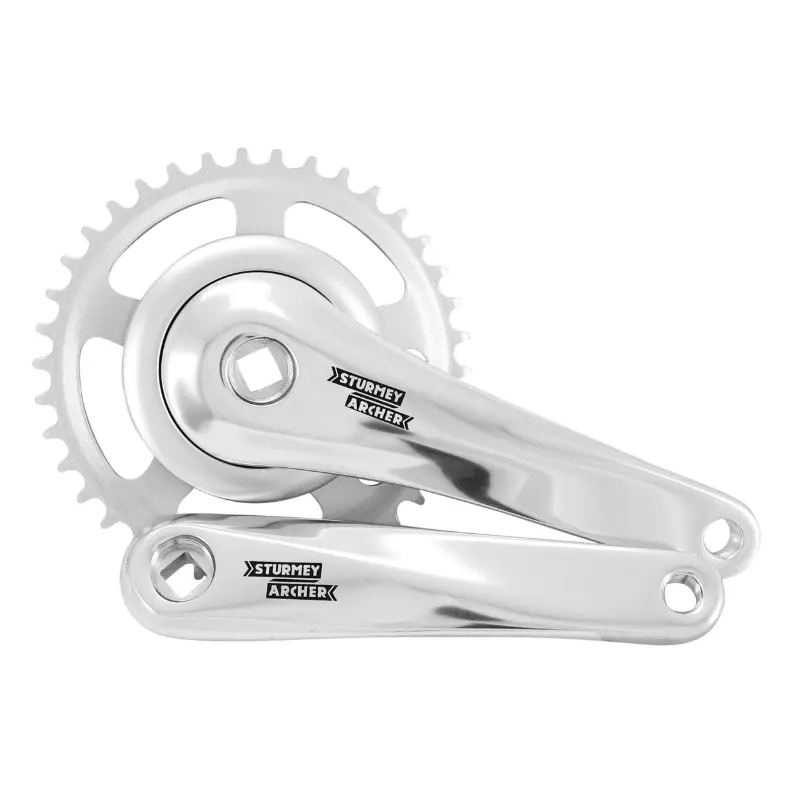 체인 2.38 - 1-2"X3-32"용 Sturmey Archer FCS608 38DTS 170MM 크랭크셋 (123MM BB용)
