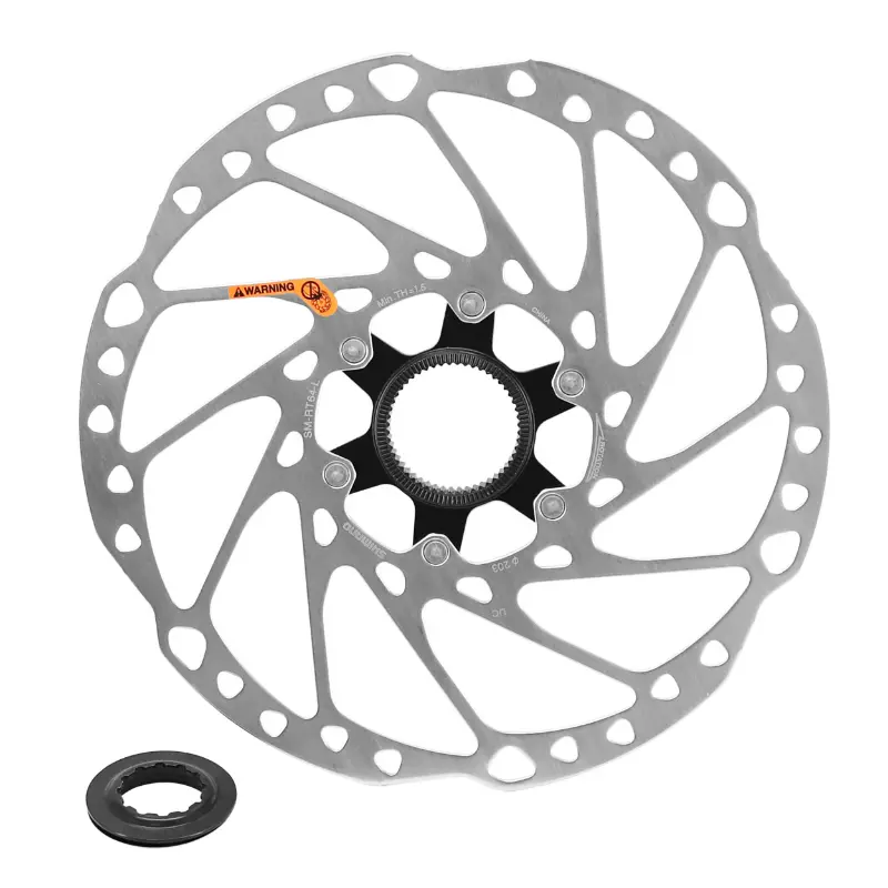 Disque de frein VTT Shimano Deore-SLX RT64 Center Lock 203 mm écrou externe