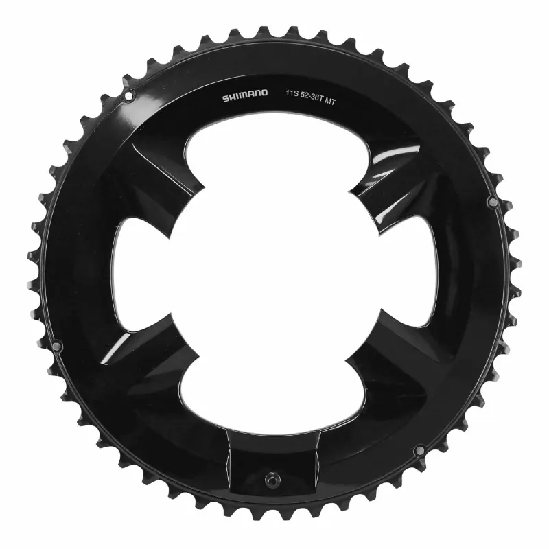 Raceblad 4BRA d.110 voor Shimano RS510 origine 52DTS buitenblad 11V. zwart