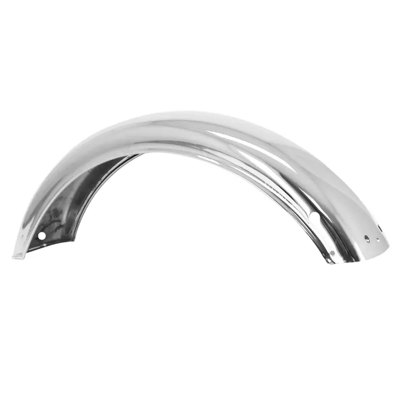 Adaptierbarer Hinterrad-Kotflügel Peugeot 103 Typ HP-HPL chromiert Breite 110 mm
