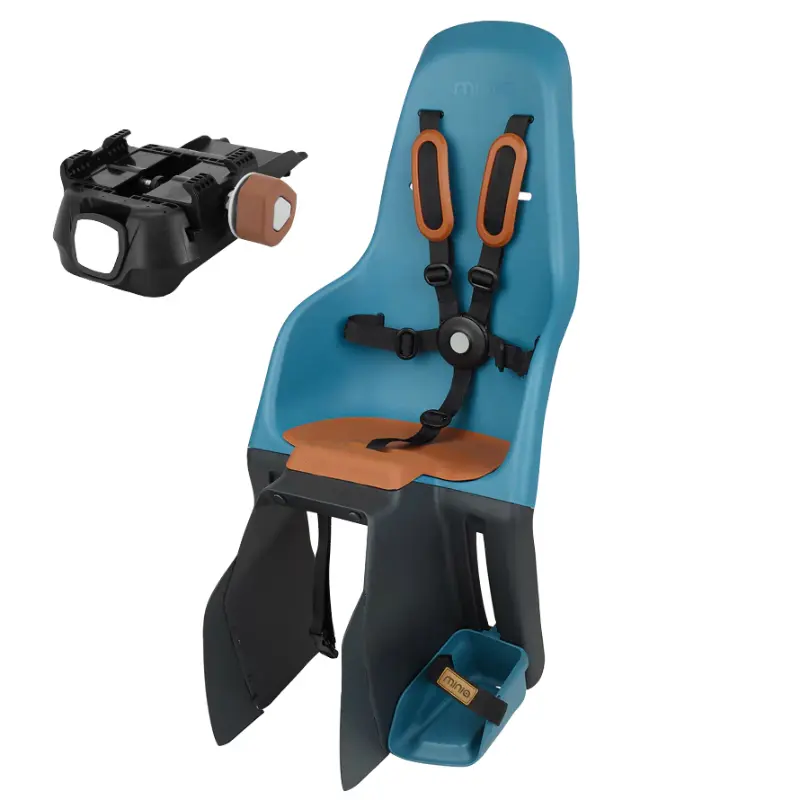 キャリア取り付け 子供用 リアチャイルドシート Polisport クランプ式ミニア取付 ブルー ネプチューン (9~22KGS) EN 14344認証 (個別カートンボックス)