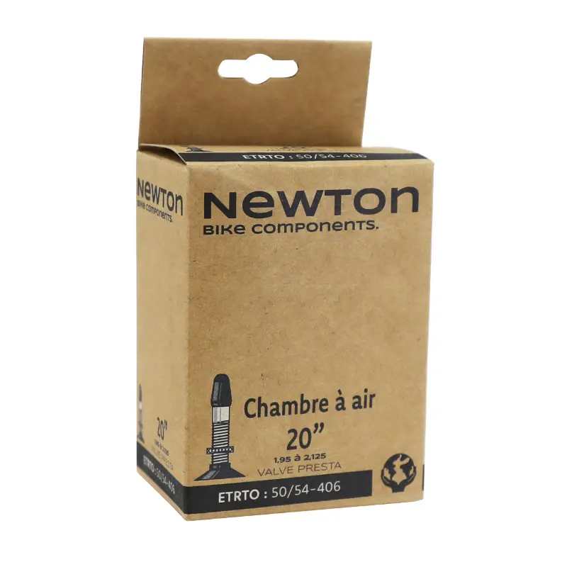 Chambre à air vélo 20 x 1.95-2.125 Newton valve Presta 40 mm