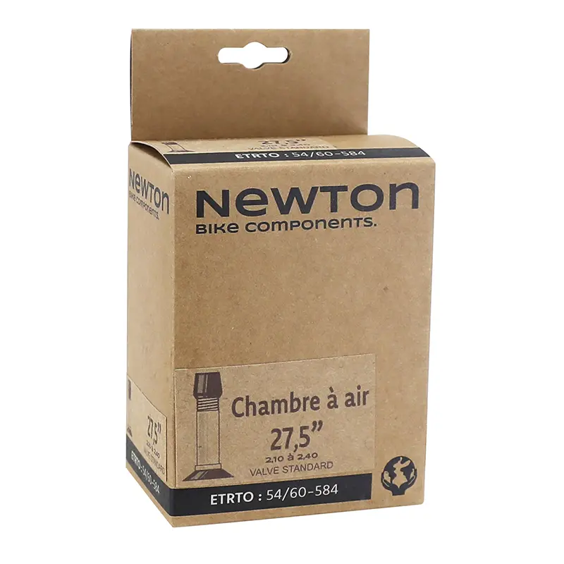 Chambre à air vélo 27.5 x 2.10-2.40 Newton valve standard 40 mm