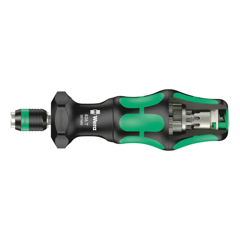 Tournevis porte-embout Wera Kompakt Turbo 1-4 noir-vert