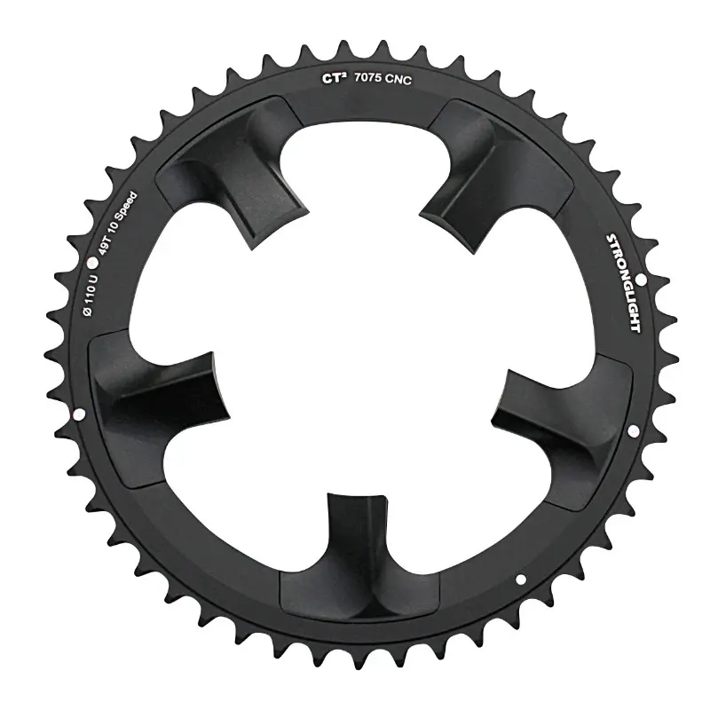 Kettenblatt Straße 5BRA Durchmesser 110 Shimano Ultegra 6750 Stronglight 49DTS außen schwarz CT2 10-fach