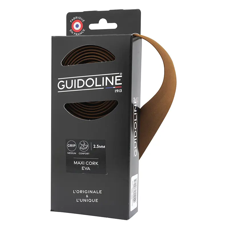 Ruban de guidon Velox Maxi Cork marron