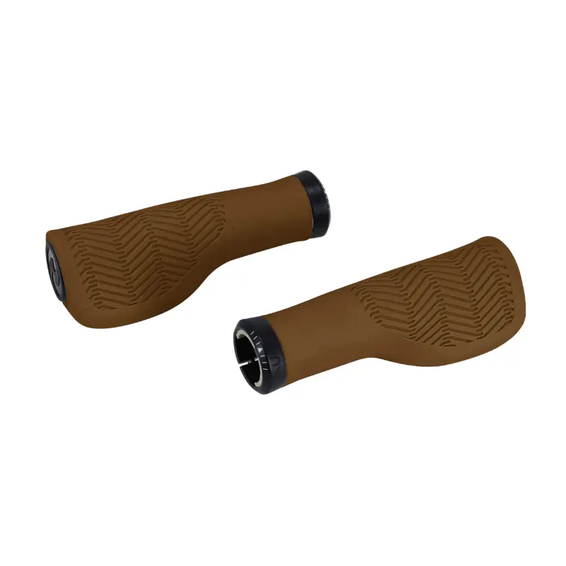 Griff City Herrmans Nucore Town ergonomisch mit Lock-on antik braun 130 mm Durchmesser 22 mm