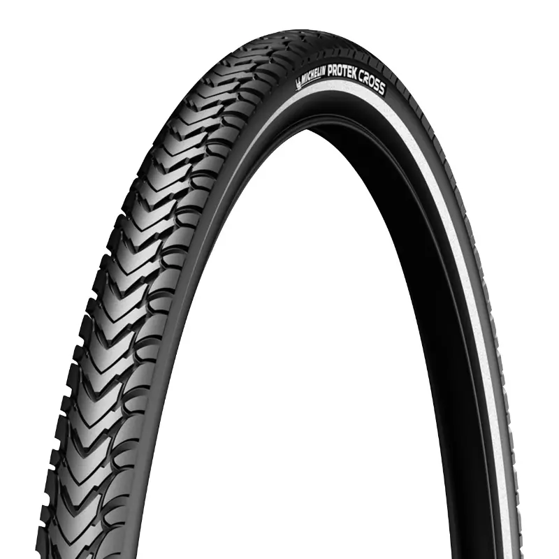 Reifen VTC cross 700 x 47 Michelin Protek Cross schwarz TR (47-622) Reflexflanke — Ansicht 2