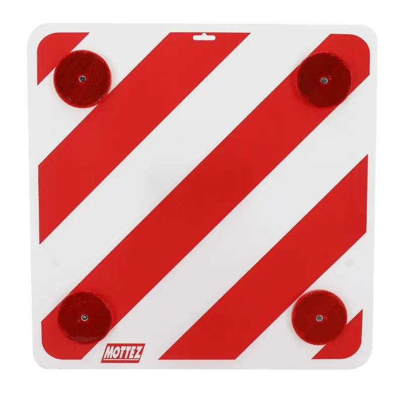 Panneau de signalisation camping-car pour porte-vélos MOTTEZ 50x50 cm