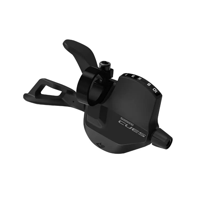 Manette VTT Shimano droite 10 vitesses Cues U6000 Rapidfire Plus avec indicateur de vitesse
