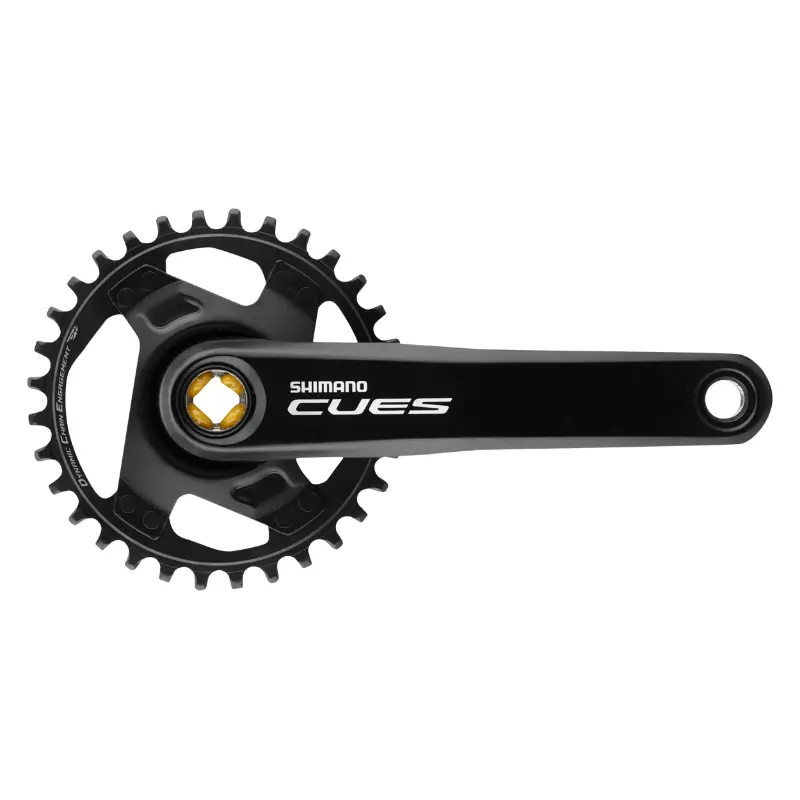 Pedalier VTT Shimano 9-10-11V. cues U4000 noir 170MM 30 DTS (axe carre boitier 123MM)