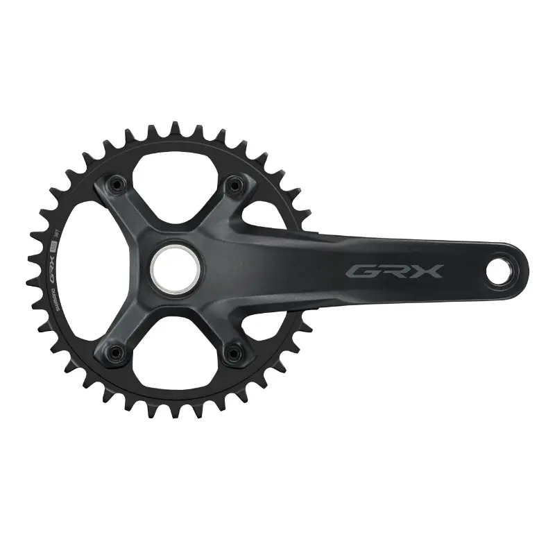 Pedalier gravel Shimano 12V. GRX RX610 noir 170MM 38DTS