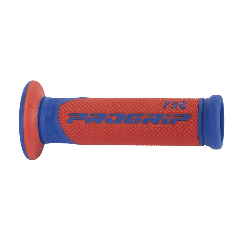 ہینڈل گرب Progrip 732 ڈبل ڈینسٹی نیلا-سرخ بند سرا 125 mm (جوڑا)