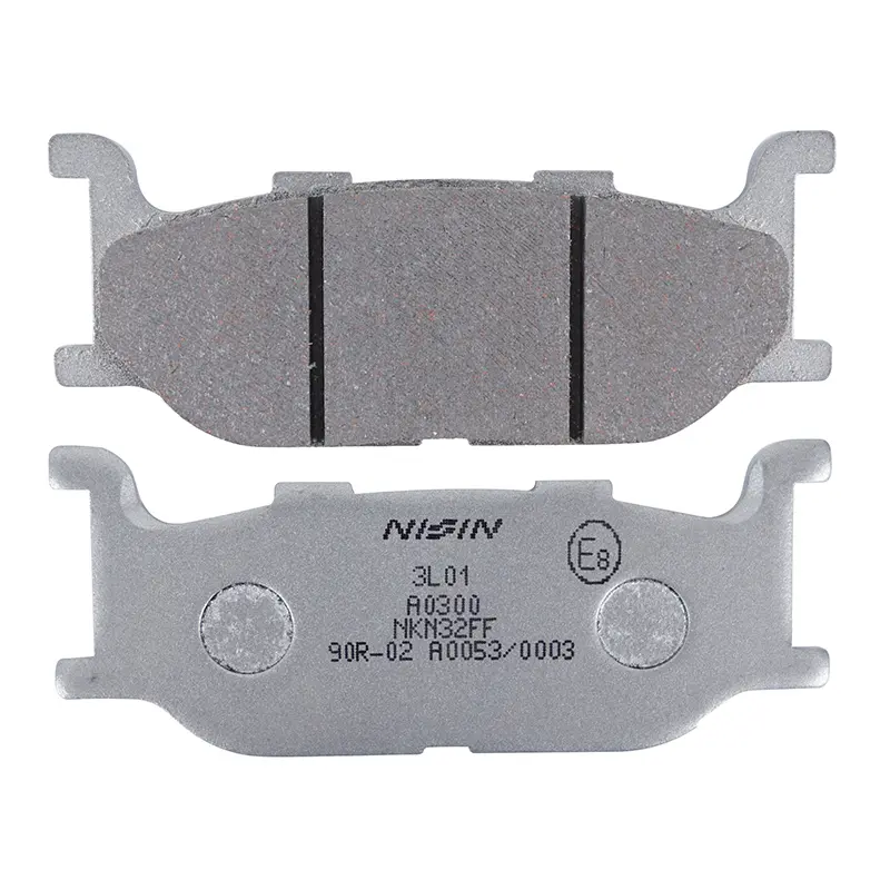 Nissin سیمی میٹل ECE R90 فرنٹ بریک پیڈ Yamaha TMAX 500 XJ-S Diversion Stryker XV Bolt Majesty (A0300)