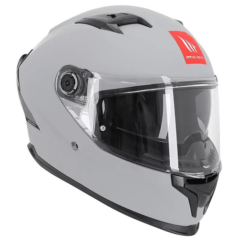 Integralhelm MT Helmets Braker SV A12 Uni Grau Nardo Matt S - Doppelvisier ECE 22.06