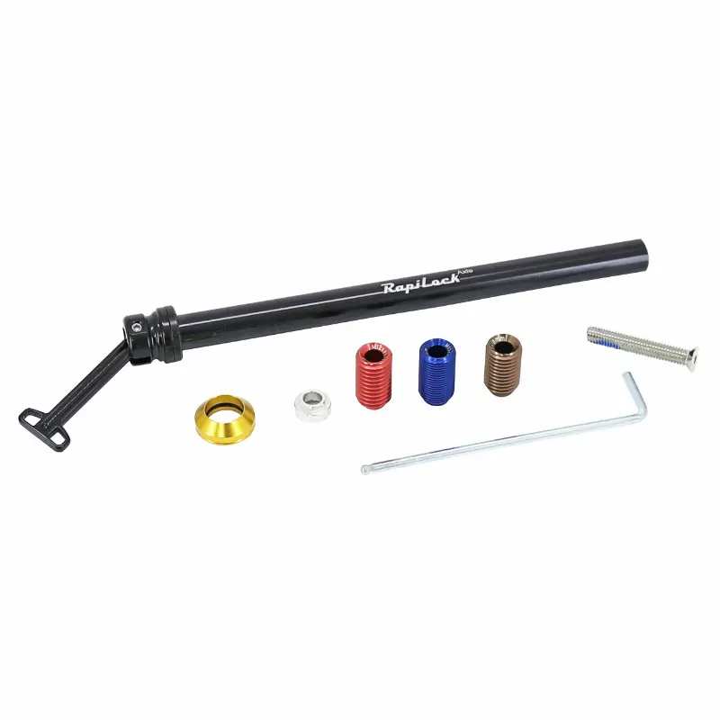 Axe traversant blocage rapido roue VTT arrière LG 164 mm hors butée filetage M12X157 super boost RAPILOCK