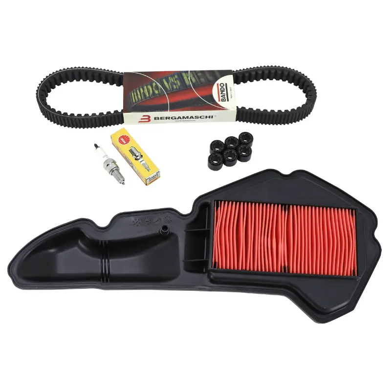 Kit entretien maxiscooter adaptable Honda 125 PCX 2018-2020 (pack 4 pièces) Sélection P2R Premium