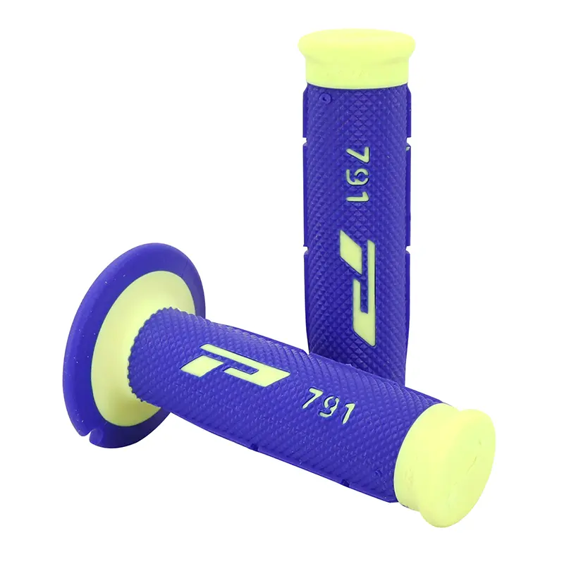 Progrip ৭৯১ ডাবল ডেনসিটি বেস ফ্লুইরো হলুদ ফ্লুইরো-নীল ক্লোজড এন্ড ১১৫ মিমি হ্যান্ডগ্রিপ কভার — 3তম ভিউ
