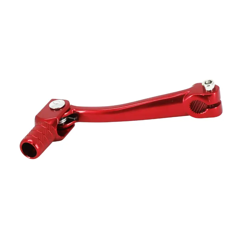 Sélecteur de vitesse adaptable aluminium rouge Minarelli 50 AM6 - MBK 50 X Limit - MBK 50 X Power - Yamaha 50 DTR - Yamaha 50 TZR - Peugeot 50 XP6 P2R