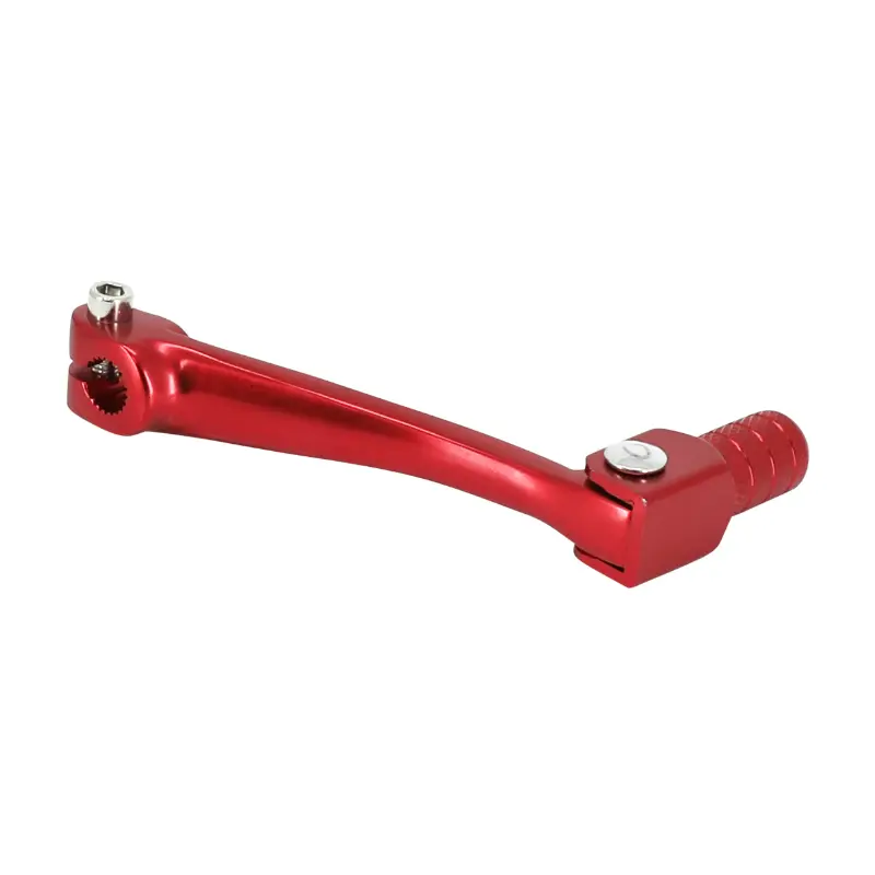Selector de velocidades adaptable aluminio rojo Minarelli 50 AM6 - MBK 50 X Limit - MBK 50 X Power - Yamaha 50 DTR - Yamaha 50 TZR - Peugeot 50 XP6 P2R — vista 2