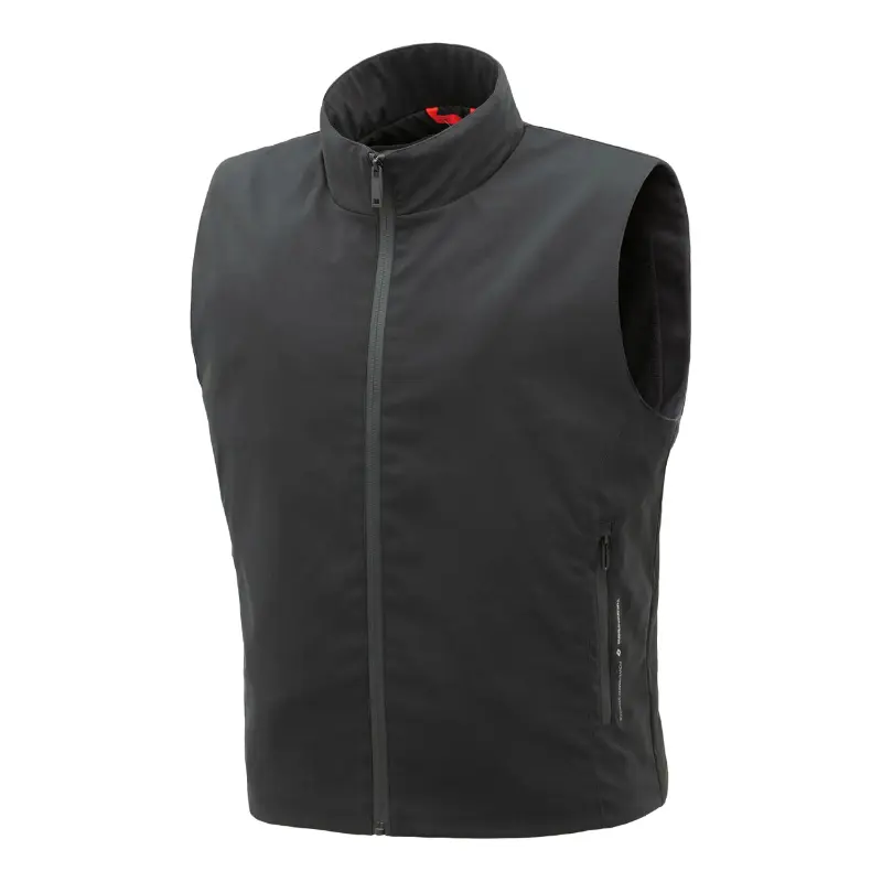 Gilet chauffant Tucano Urbano Topwarm noir coupe-vent et respirant T46