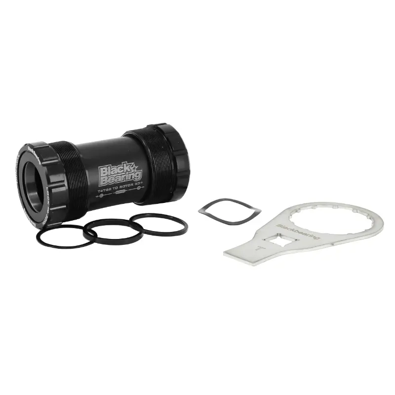 Cuvette integre boitier filete route-vtt blackbearing roulement superieur B5 diam 47MM praxis axe 30-28MM (boite de 68-73MM)