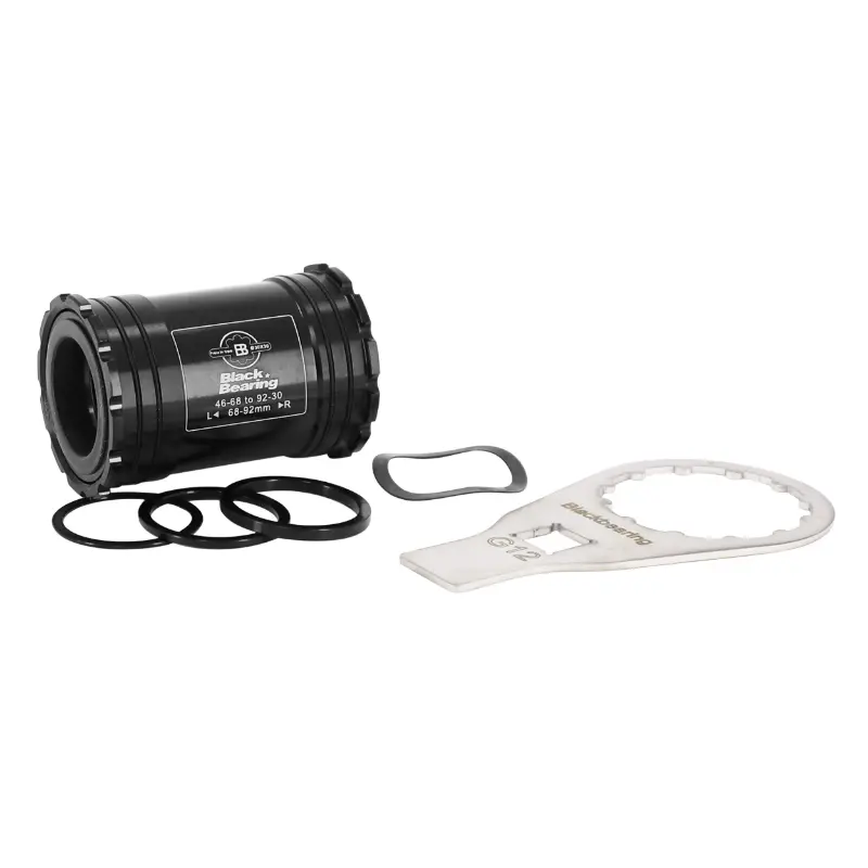 Cuvette intégrée boîtier VTT-Route à emboîter Black Bearing roulement supérieur B5 68-92 diam 46 dub axe 28,99 mm