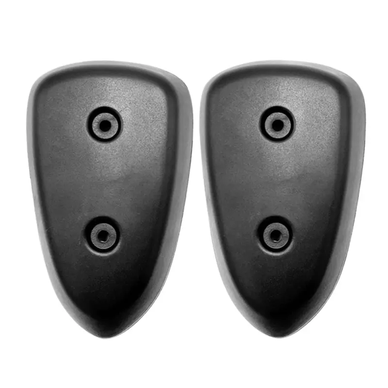 Carénage-pad scooter adaptable MBK 50 Stunt Yamaha 50 slider avant noir teinté masse (paire) P2R