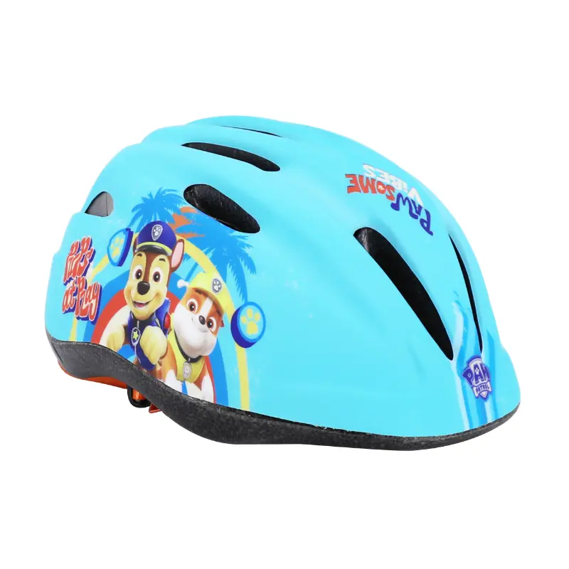 Casque vélo enfant Paw Patrol bleu taille 48-52