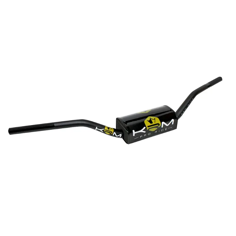 Guidon KRM Pro Ride Oversize 28,6 mm aluminium noir-or avec mousse