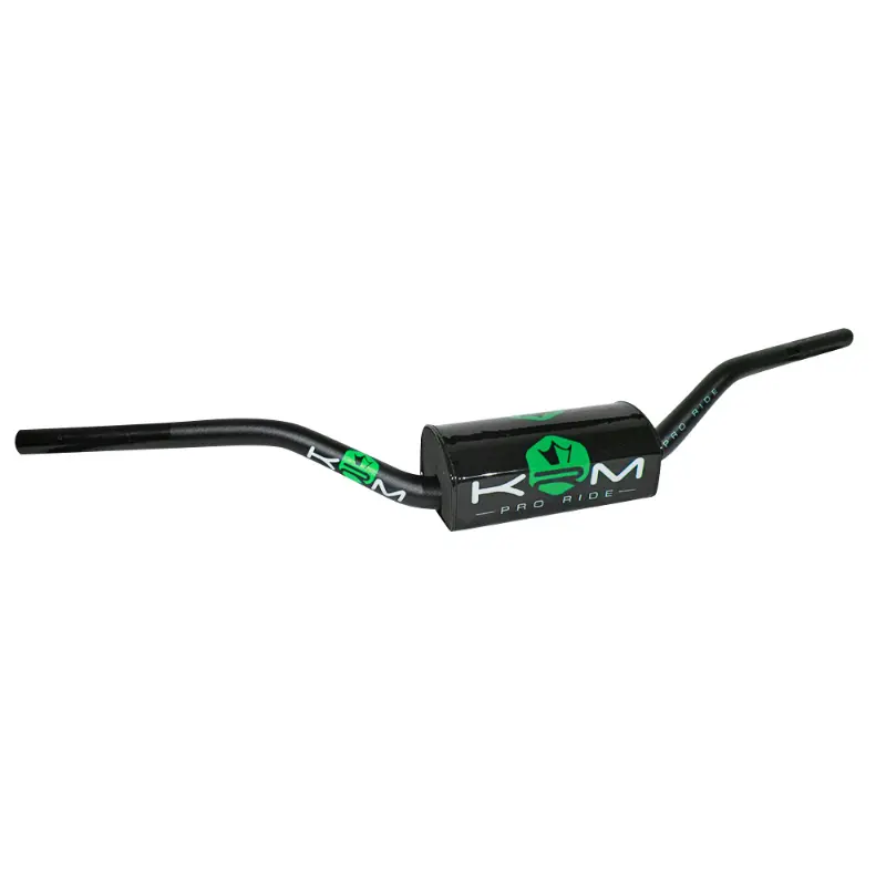 ہینڈل بار KRM Pro Ride Oversize 28.6 ملی میٹر ایلومینیم بلیک-گرین فوم کے ساتھ