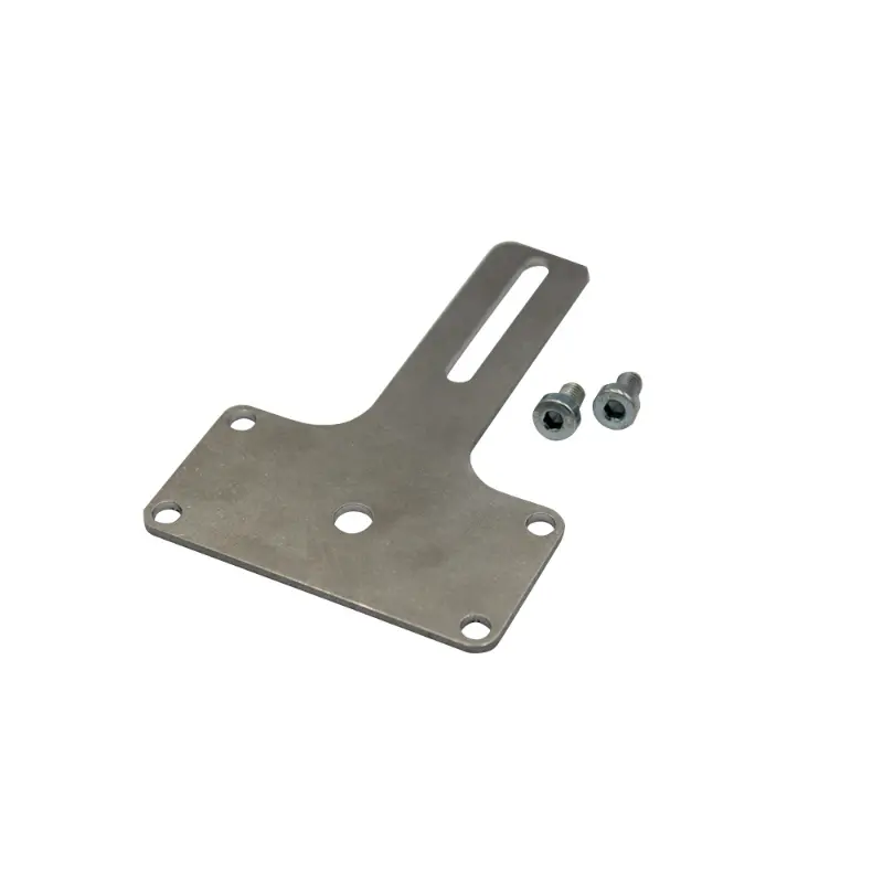Versteifungsbrücken KRM Pro Ride 28,6 mm Aluminium CNC schwarz-rot mit Tacho-Halter (Paar) — Ansicht 2