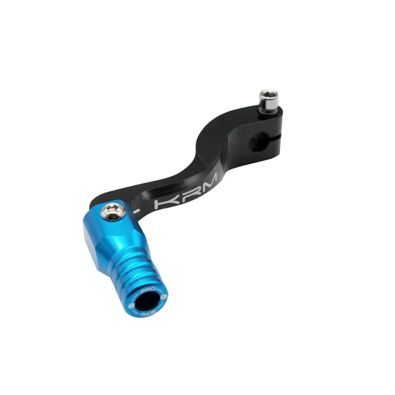 KRM Pro Ride 알루미늄 CNC 블랙-블루 폴딩 기어 셀렉터 Minarelli 50 AM6 Beta 50 RR Rieju 50 MRT Sherco 50 SM-R SE-R
