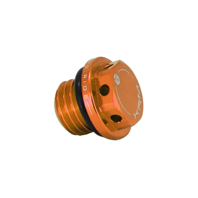Ölverschluss 50 A Getriebe Krm Pro Ride für Minarelli 50 AM6-BETA 50 rr-rieju 50 mrt-sherco 50 SM-R, se-r Alu CNC orange