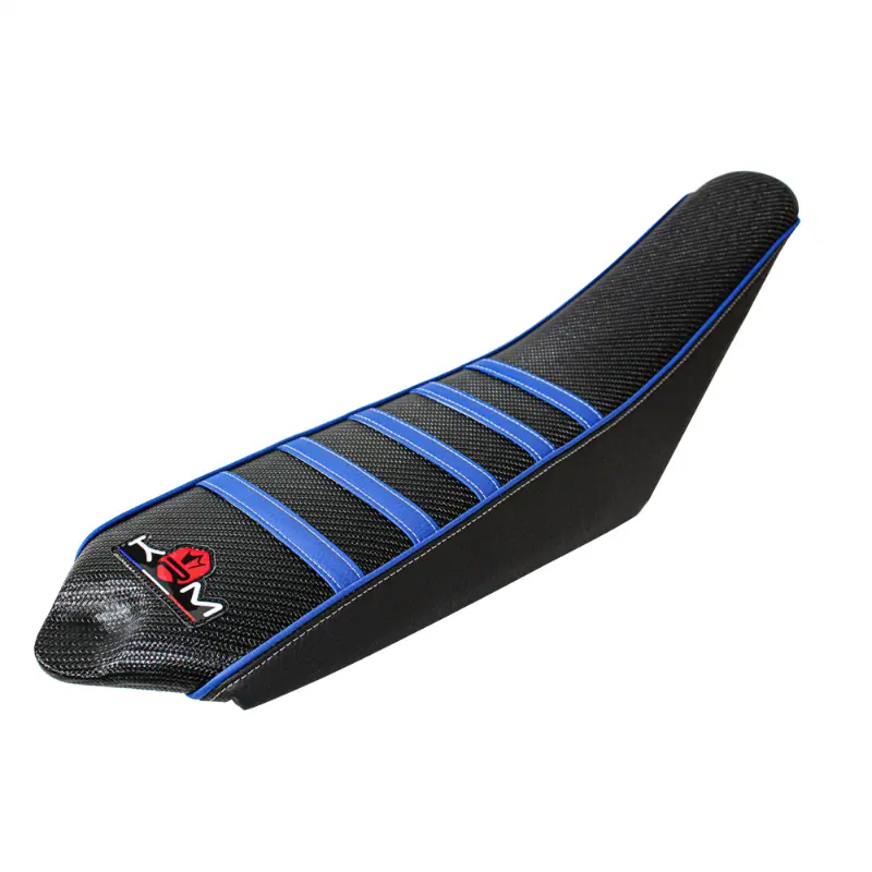غطاء/كساء مقعد KRM Pro Ride لـ Sherco 50 SE-R، SM-R 2013+ أسود-أزرق
