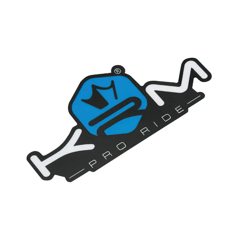 Autocollant KRM Pro Ride 80x40 mm bleu