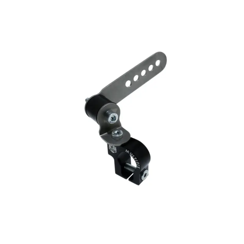 KRM Pro Ride Multifix アルミ CNC ブラック マフラー固定用クランプ&ステーシステム