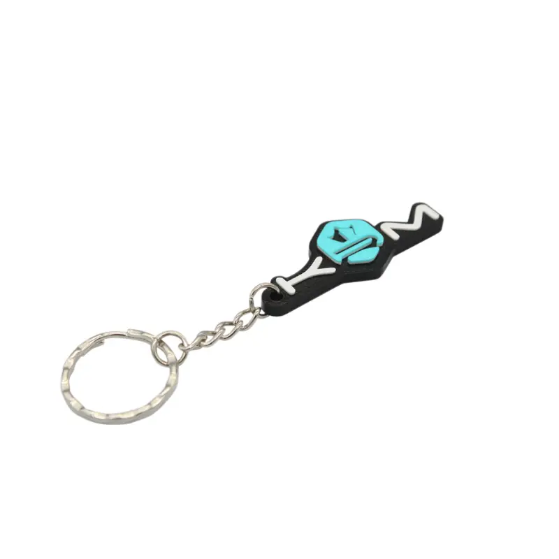 Schlüsselanhänger KRM Pro Ride 52x21 mm Türkisblau