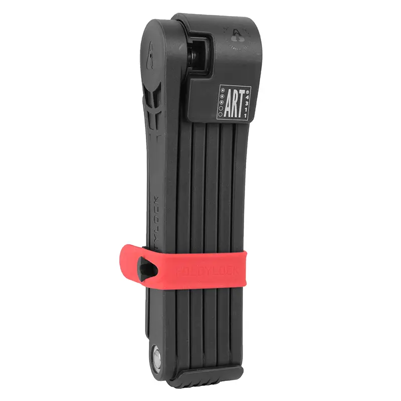 Seatylock Elite 110 cm Black-Red Folding Bike Lock FUB 2-Star Approved
