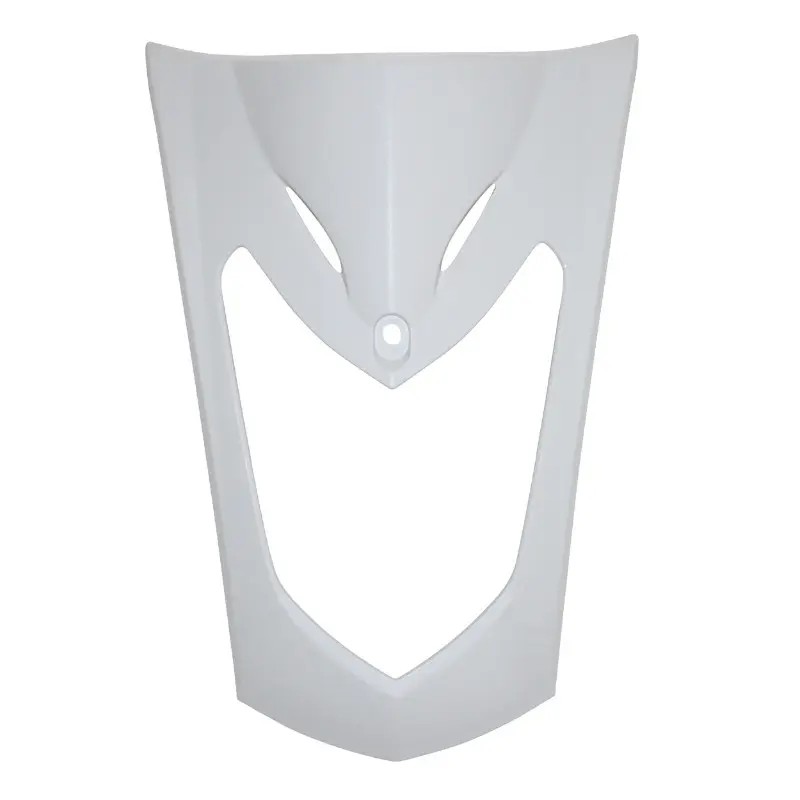 Carénage-tablier avant adaptable Kymco 50 Agility, 125 Agility blanc brillant
