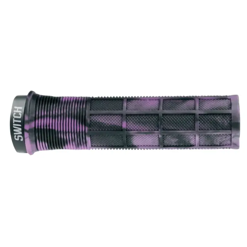 Poignées SWITCH City-VTT Supergrip Lock-On Smoke Violet (Paire)