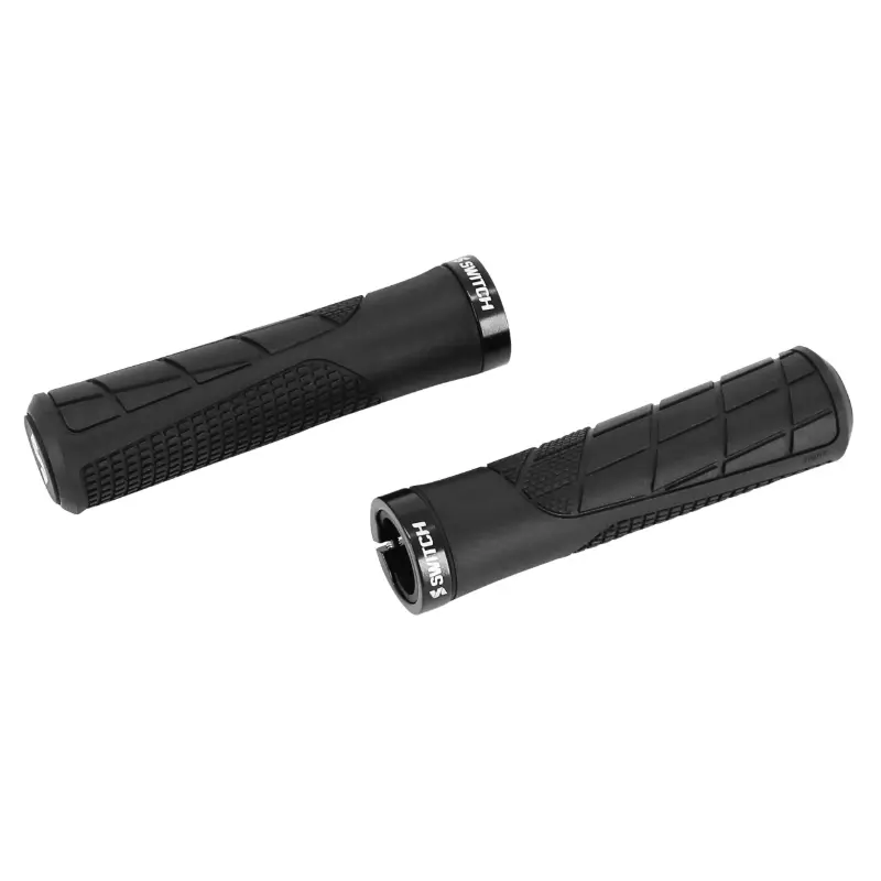 Poignée SWITCH City-VTT Lock-On noir 34 mm (paire)