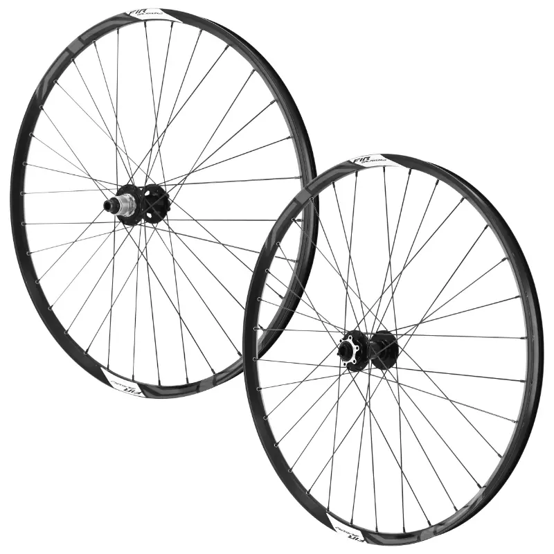 Roues VTT disque 29" FIR Galaxium E-Bike disque 6 trous noir cassette SRAM XD 12V axe traversant 15-110 et 12-148 profil 21 mm (paire) tubeless ready VAE